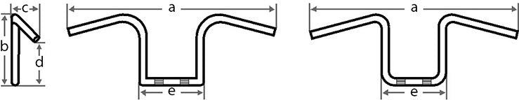 FEHLING / フェーリング Zハンドルバー ハイ ラウンド ブラック | 7797 L ZR 2