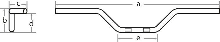 FEHLING / フェーリング ハンドルバー ミディアム ハイ & ワイド | 7799 LN 40
