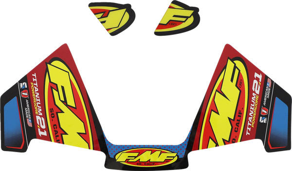 FMF / エフエムエフ Decal Pc2.1 Titanium(3Pc) | 014950