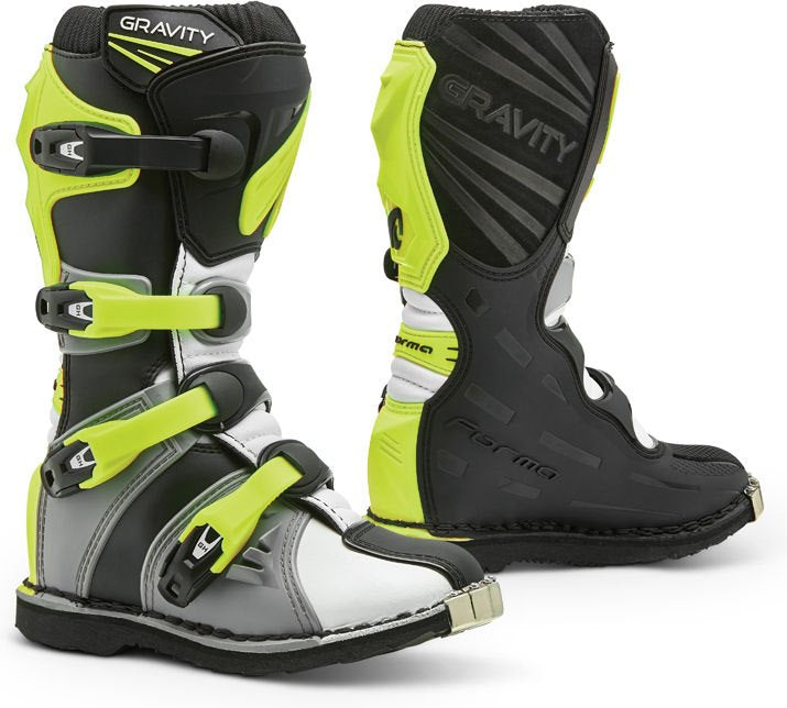 Forma / フォーマ  Gravity Standard オフロード Kid Fit グレー/ホワイト/フルオイエロー | FORC550-159878