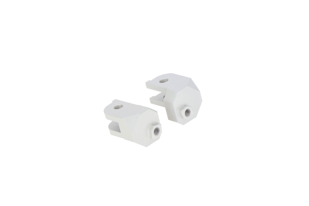 SW-MOTECH / SWモテック Anbaumaterial für ION Fußraste Silbern. BMW R1200/R1250, R. E. Himalayan (21-). | FRS.07.011.80602/S