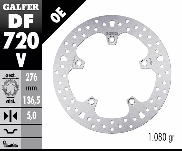 Galfer / ガルファー ブレーキディスク Round Fixed | DF720V
