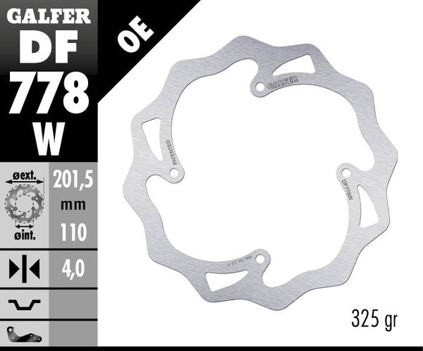 Galfer / ガルファー ブレーキディスク Fixed Wave | DF778W