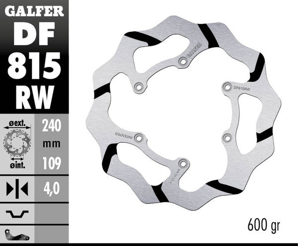 Galfer / ガルファー ブレーキディスク Fixed Wave 溝付き | DF815RW