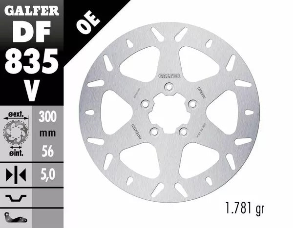 Galfer / ガルファー ブレーキディスク Fixed Round | DF835V