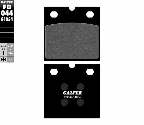 Galfer / ガルファー ブレーキパッド セミメタル | FD044G1054