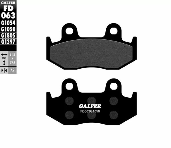 Galfer / ガルファー ブレーキパッド セミメタル スクーター | FD063G1050