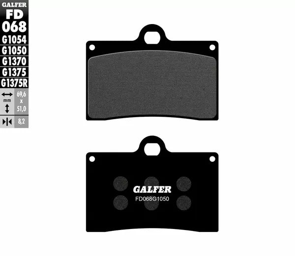 Galfer / ガルファー ブレーキパッド セミメタル スクーター | FD068G1050