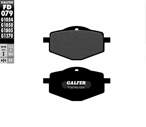 Galfer / ガルファー ブレーキパッド セミメタル | FD079G1054