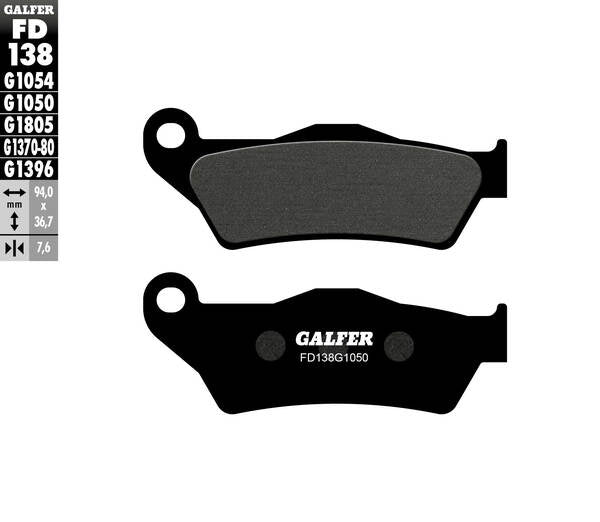 Galfer / ガルファー ブレーキパッド セミメタル スクーター | FD138G1050