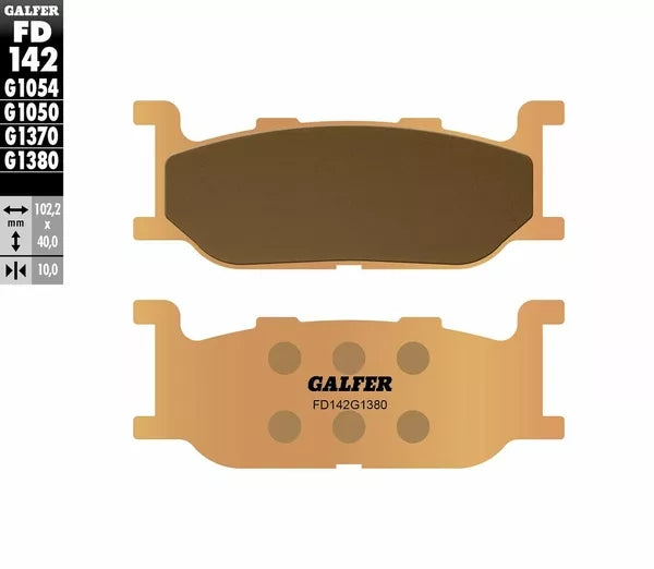 Galfer / ガルファー ブレーキパッド シンタードメタル スクーター | FD142G1380