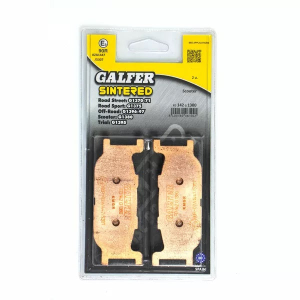 Galfer / ガルファー ブレーキパッド シンタードメタル スクーター | FD142G1380