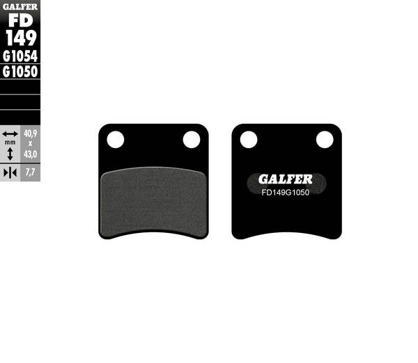 Galfer / ガルファー ブレーキパッド セミメタル スクーター | FD149G1050