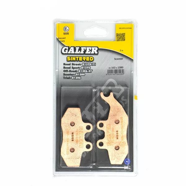 Galfer / ガルファー ブレーキパッド シンタードメタル スクーター | FD162G1380