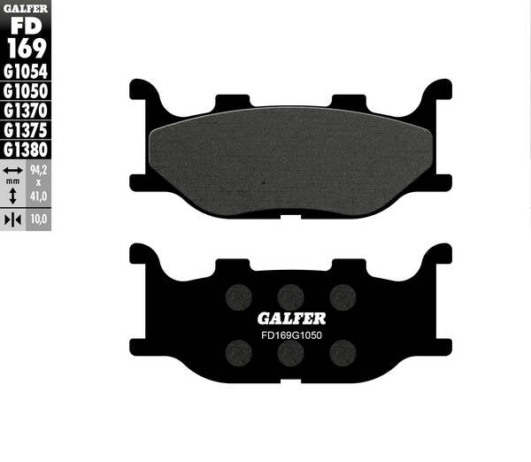 Galfer / ガルファー ブレーキパッド セミメタル スクーター | FD169G1050