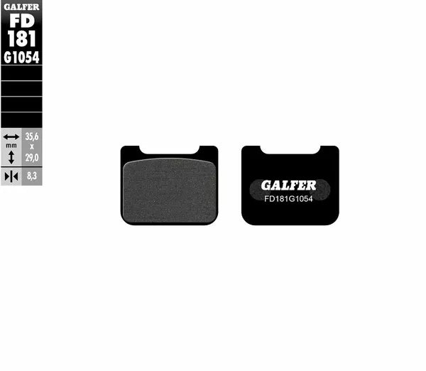 Galfer / ガルファー ブレーキパッド セミメタル | FD181G1054