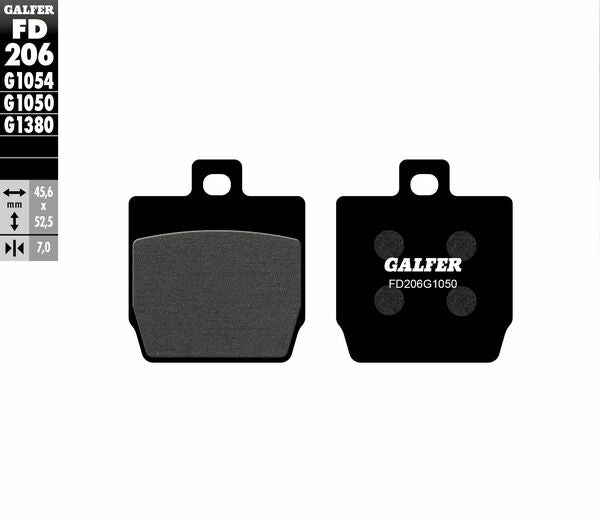 Galfer / ガルファー ブレーキパッド セミメタル スクーター | FD206G1050