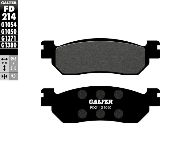 Galfer / ガルファー ブレーキパッド セミメタル スクーター | FD214G1050