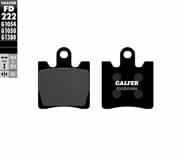 Galfer / ガルファー ブレーキパッド セミメタル スクーター | FD222G1050