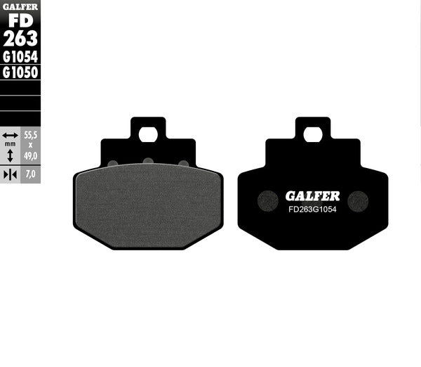 Galfer / ガルファー ブレーキパッド セミメタル | FD263G1054