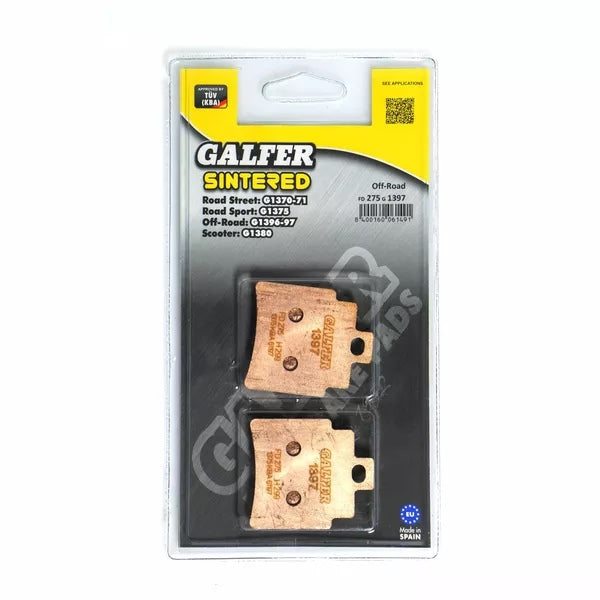 Galfer / ガルファー ブレーキパッド シンタードメタル Atv | FD275G1397