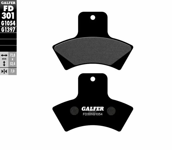 Galfer / ガルファー ブレーキパッド セミメタル | FD301G1054