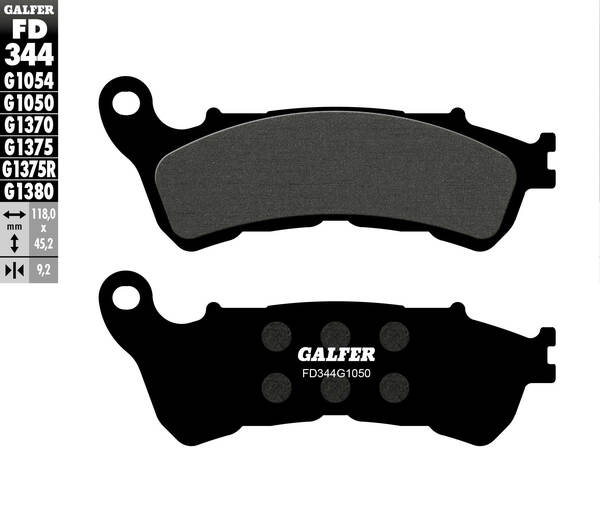 Galfer / ガルファー ブレーキパッド セミメタル スクーター | FD344G1050