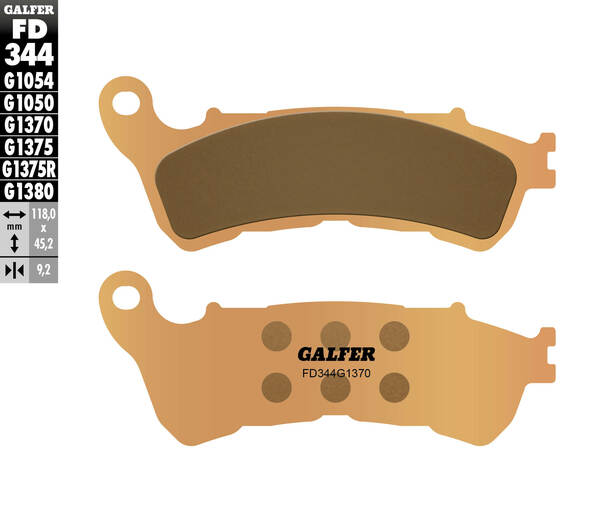 Galfer / ガルファー ブレーキパッド シンタードメタル | FD344G1370