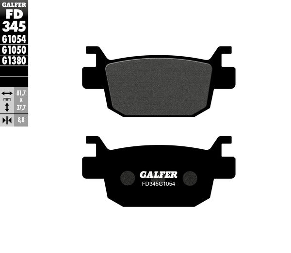 Galfer / ガルファー ブレーキパッド セミメタル | FD345G1054