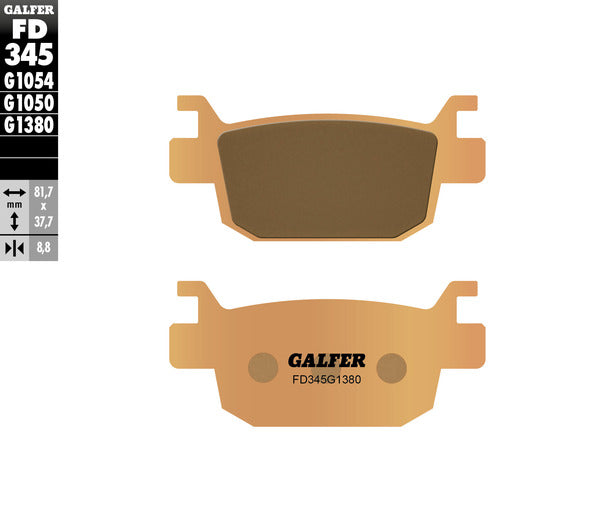 Galfer / ガルファー ブレーキパッド シンタードメタル スクーター | FD345G1380