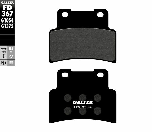 Galfer / ガルファー ブレーキパッド セミメタル | FD367G1054