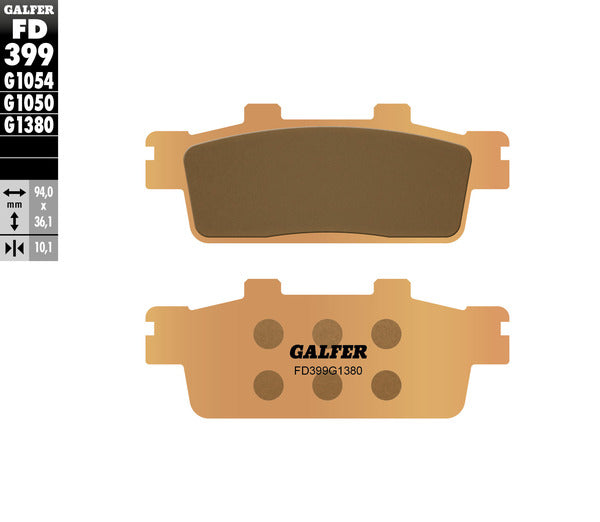 Galfer / ガルファー ブレーキパッド シンタードメタル スクーター | FD399G1380