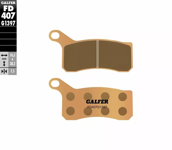 Galfer / ガルファー ブレーキパッド シンタードメタル Atv | FD407G1397
