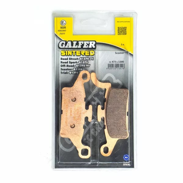 Galfer / ガルファー ブレーキパッド シンタードメタル スクーター | FD473G1380