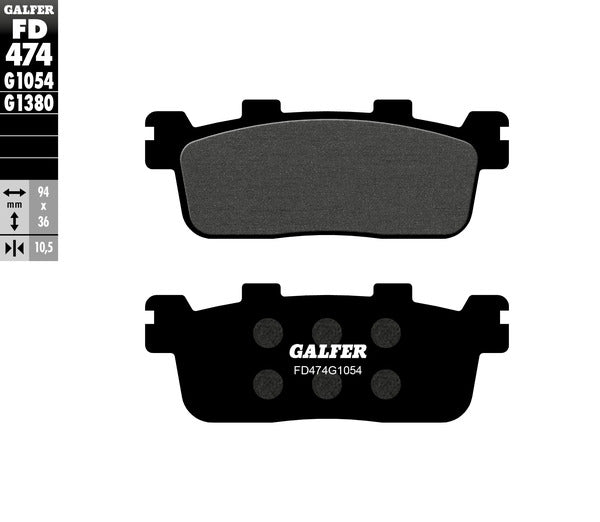 Galfer / ガルファー ブレーキパッド セミメタル | FD474G1054