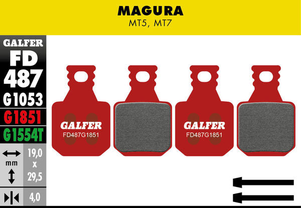 Galfer / ガルファー アドバンスドブレーキパッド | FD487G1851