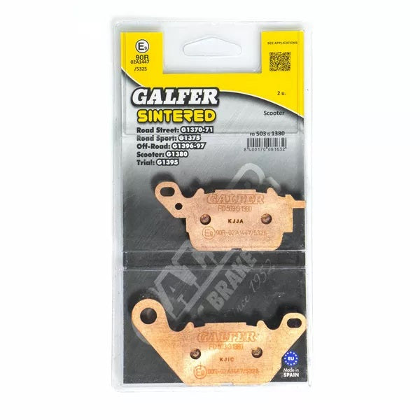 Galfer / ガルファー ブレーキパッド シンタードメタル スクーター | FD503G1380