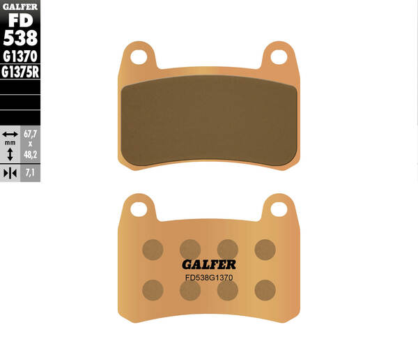 Galfer / ガルファー ブレーキパッド シンタードメタル | FD538G1370