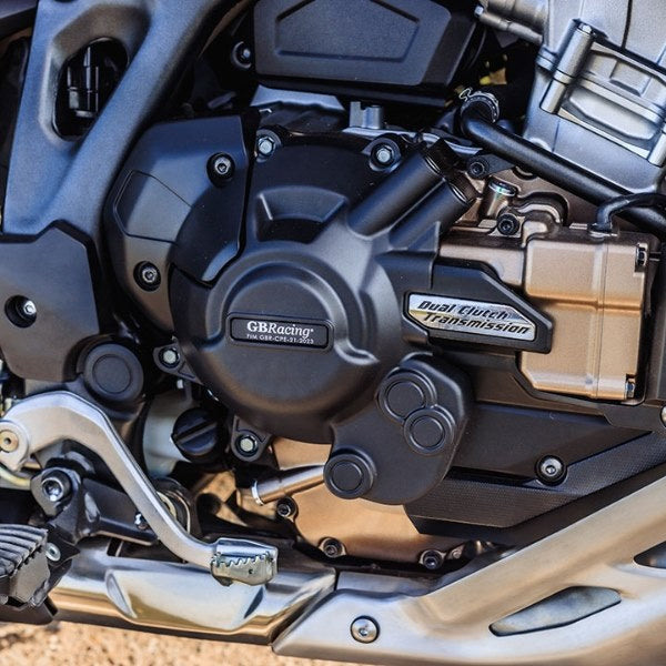 GBRacing / ジービーレーシング  CRF1100LアフリカツインDCTセカンダリクラッチカバー2020-2023 | EC-CRF1100-2020-2-DCT-GBR