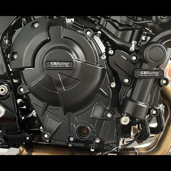 GBRacing / ジービーレーシング  GSX-8S M3＆V-STROM 800DEセカンダリウォーターポンプカバー2023 | EC-GSX-8S-M3-5-GBR