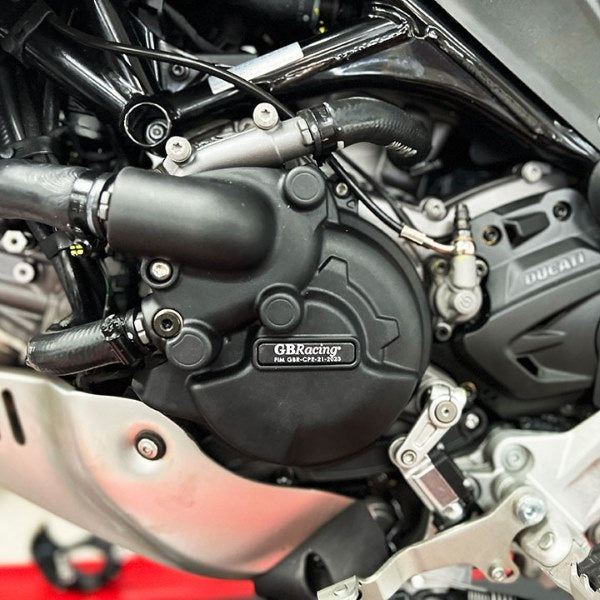 GBRacing / ジービーレーシング  Multistrada ムルティストラーダ V2 950、Desertx、Monster +/SPセカンダリエンジンカバーセット2021-2023 | EC-V2-950-2021-SET-GBR