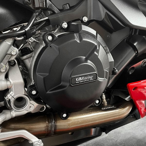 GBRacing / ジービーレーシング  V2 STREETFIGHTER SECOUDAR クラッチカバー 2022-2023 | EC-V2-SF-2022-2-GBR