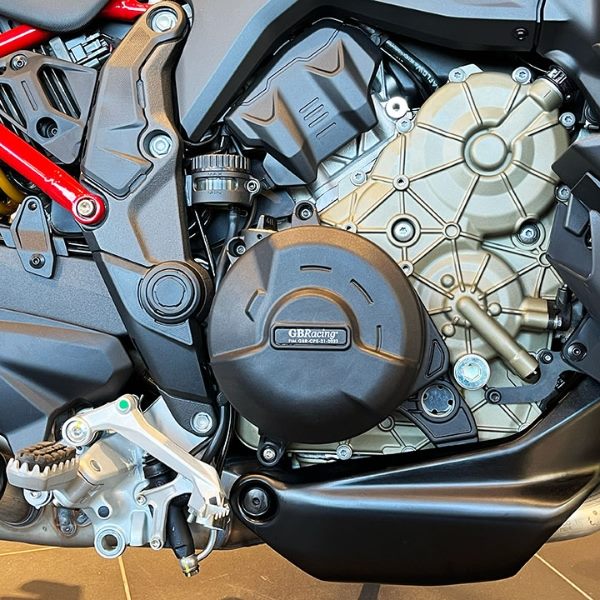 GBRacing / ジービーレーシング  Multistrada ムルティストラーダ V4 クラッチカバー 2022-2023 | EC-V4-MS-2022-2-GBR