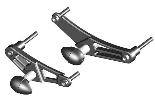 GBRacing / ジービーレーシング ブレットフレームスライダー - コンプリートセット 左側 & 右側 | FS-675-2006-CS-S