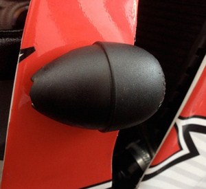 GBRacing / ジービーレーシング ブレットフレームスライダーセット | FS-S1000RR-2009-R