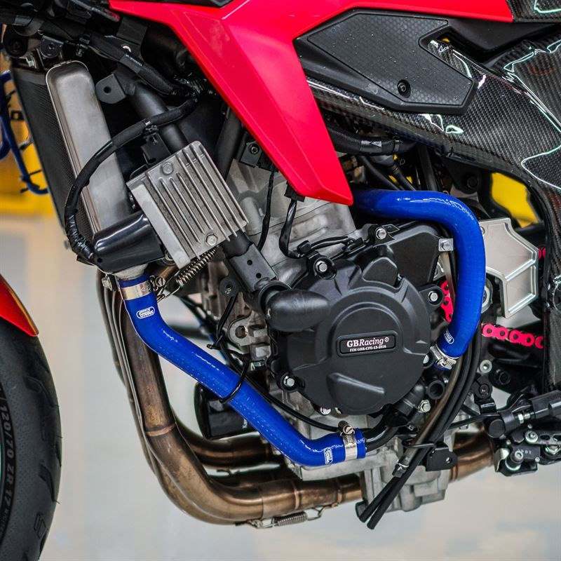 GBRacing / ジービーレーシング ブレットフレームスライダー ZX-25R 2020 - 左手側 | FS-ZX-25R-2020-LHS-S