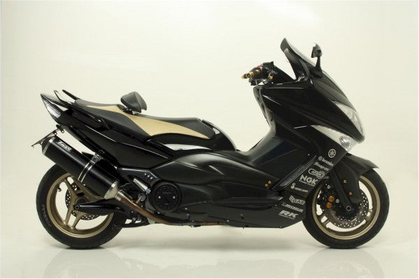 Giannelli / ジェネリ YAMAHA T-MAX 08/11 FULL SYSTEM IPERSPORT BLACK ALUMINIUM WITH BLACK END CAP | 73780B6K