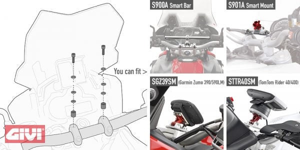 Givi / ジビ スマートバー　取り付け用　アダプターキット | 03SKIT