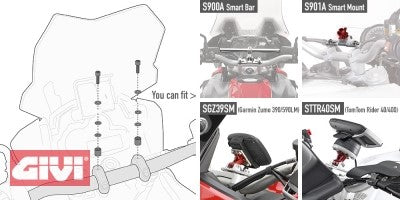 Givi / ジビ スマートバー　取り付け用　アダプターキット | 04SKIT