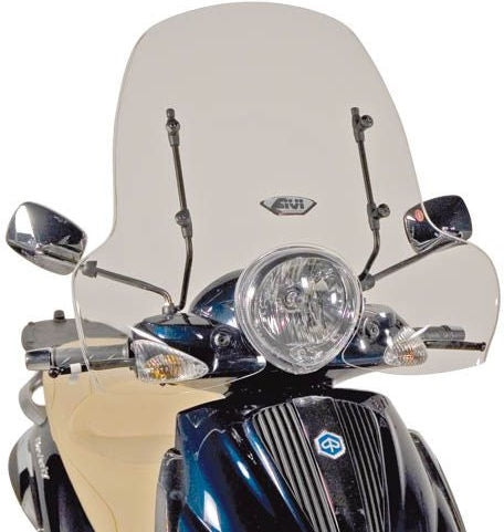 Givi / ジビ スペシフィックスクリーン クリア 43-5x70cm Piaggio Beverly ビバリー | 103A